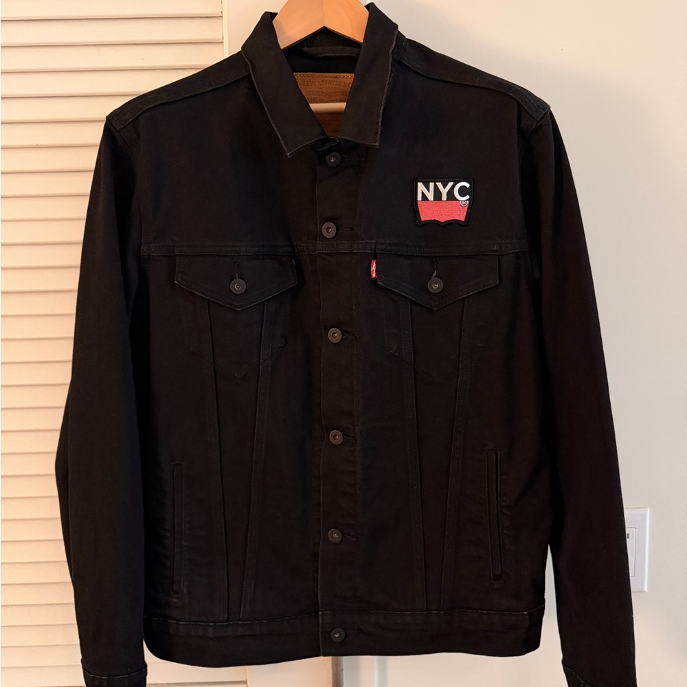 New - Men’s Levi's Men's LIMITED EDITION Black Denim Jacket